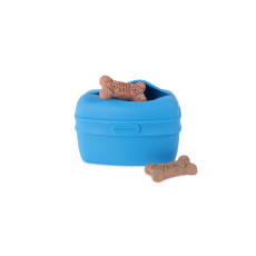Dexas Pooch Pouch контейнер для лакомств на пояс, голубой