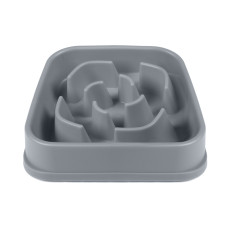 Dexas Slow Maze Feeder миска для повільного годування для собак, 1.44 л, сіра