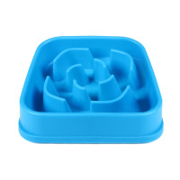Dexas Slow Maze Feeder миска для медленного кормления для собак, 1.44 л, голубая