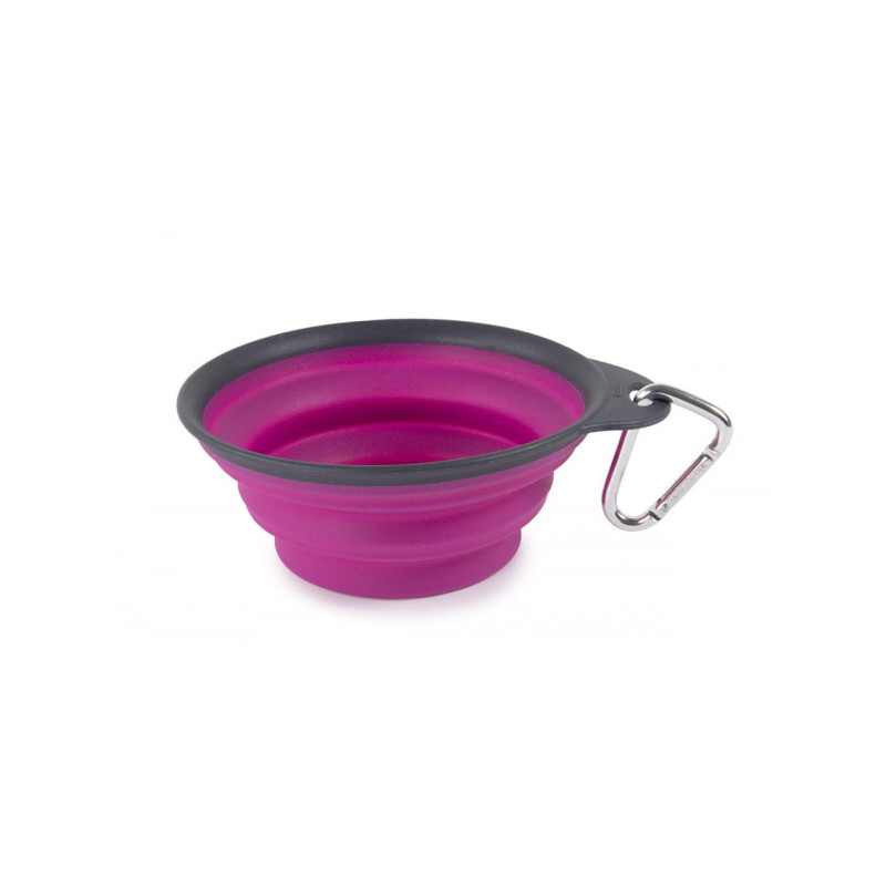 Dexas Collapsible Travel Cup миска дорожная складная для собак и кошек, 480 мл, пурпурная