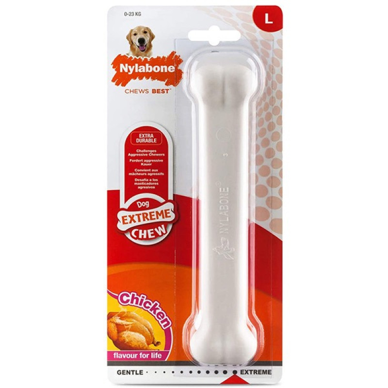 Nylabone Extreme Chew Bone игрушка для собак, 20 см