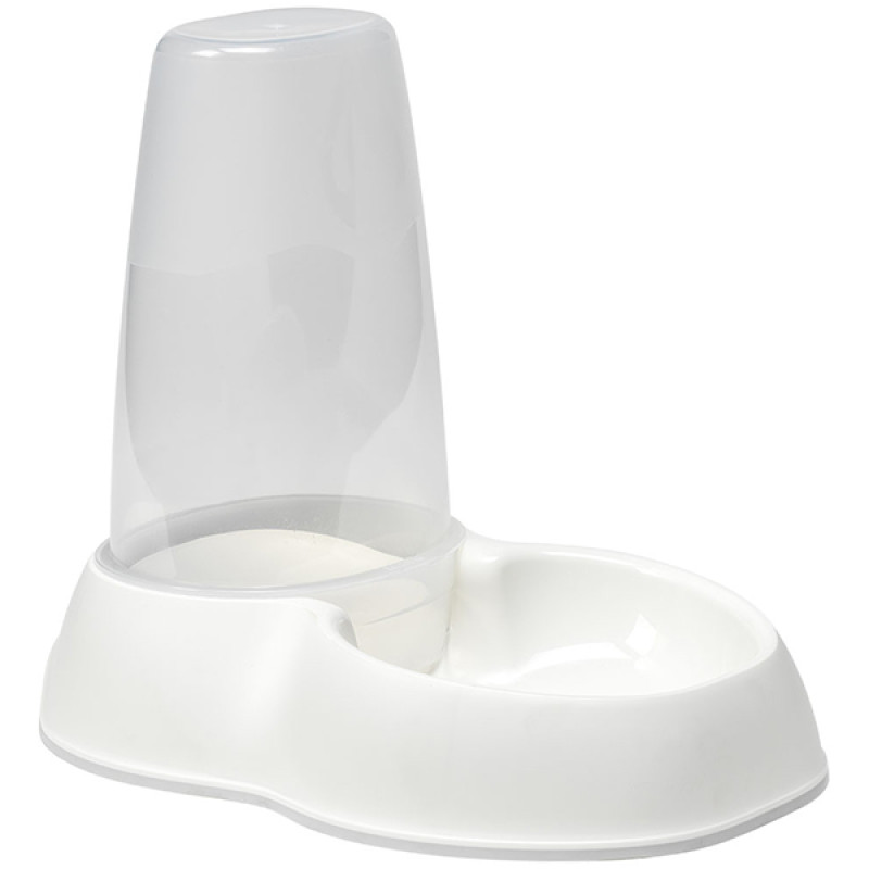 Moderna Sensiflo кормушка механическая для сухого корма или воды, 1.5 л, белая