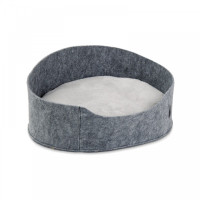Pet Fashion Bali лежак для собак та котів, 22 см х 37 см х 48 см, сірий
