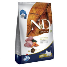 Farmina N&D Brown Adult Mini сухий корм з ягням для собак малих порід з коричневою шерстю, 5 кг