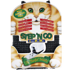Flamingo Litter Box Mat килимок для котячого туалету, сірий, 45 см х 30 см