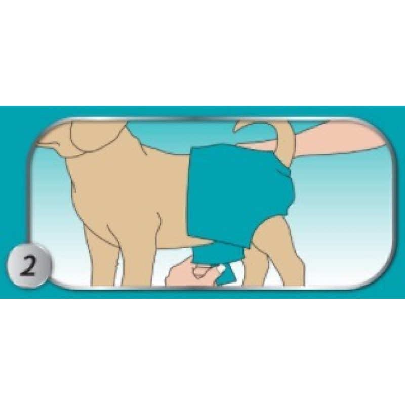 Simple Solution Washable Diaper багаторазовий підгузник для собак, розмір M - фото 7