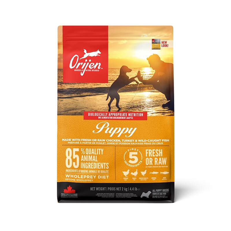 Orijen Puppy сухой корм с мясом и рыбой для щенят 2 кг - фото 2