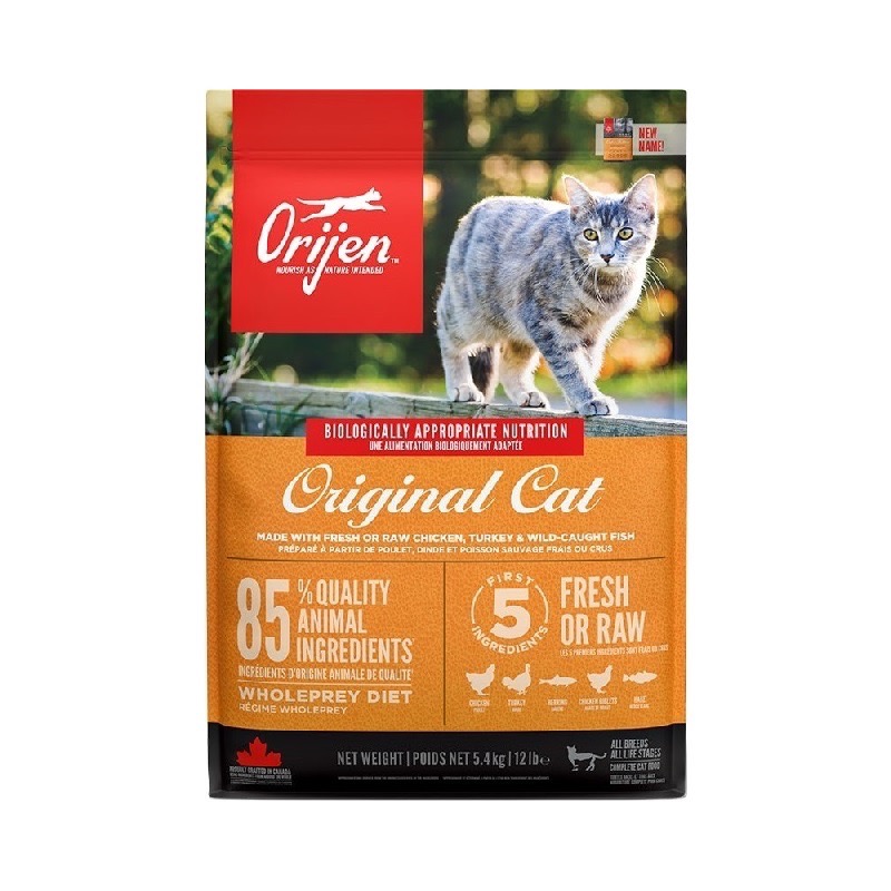 Orijen Original Cat сухой корм с птицей и рыбой для котов всех возрастов 5.4 кг - фото 2