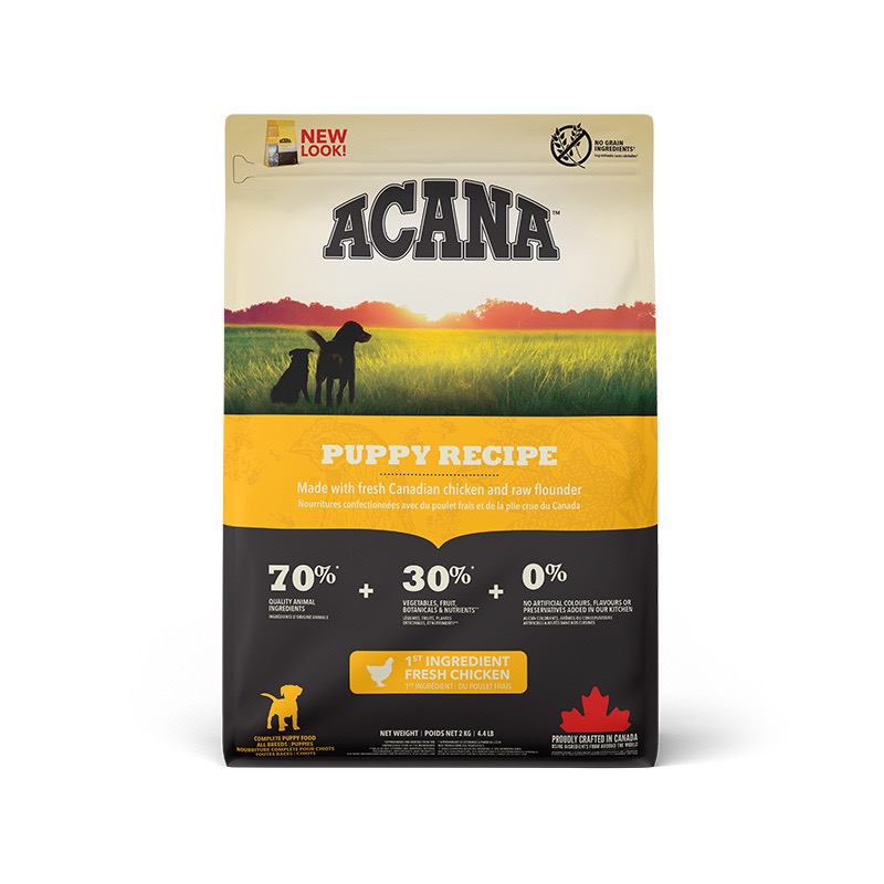 Acana Puppy Recipe сухой корм для щенят всех пород 2 кг - фото 2