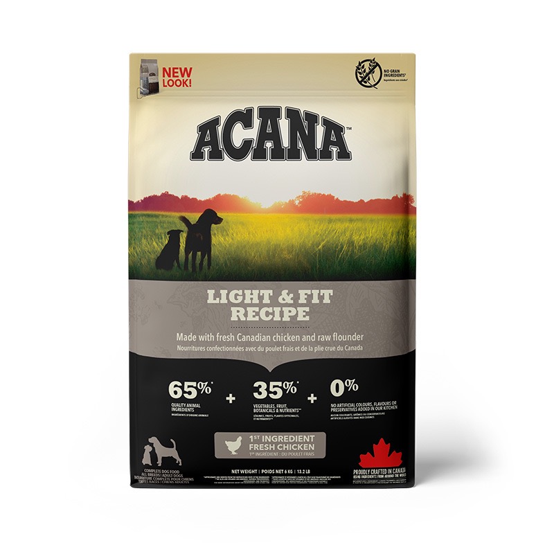 Acana Light & Fit Recipe сухой корм для собак с малоактивным образом жизни 6 кг - фото 2