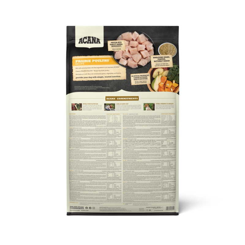 Acana Prairie Poultry сухой корм с мясом птицы для собак всех возрастов 9.7 кг - фото 4