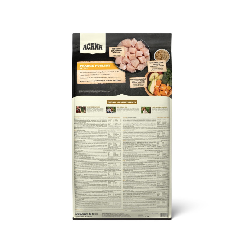 Acana Prairie Poultry сухой корм с мясом птицы для собак всех возрастов 14.5 кг - фото 4