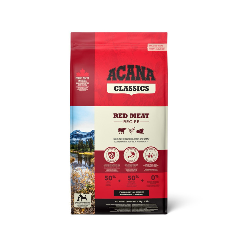 Acana Red Meat Recipe сухой корм с красным мясом для собак всех возрастов 14.5 кг - фото 2