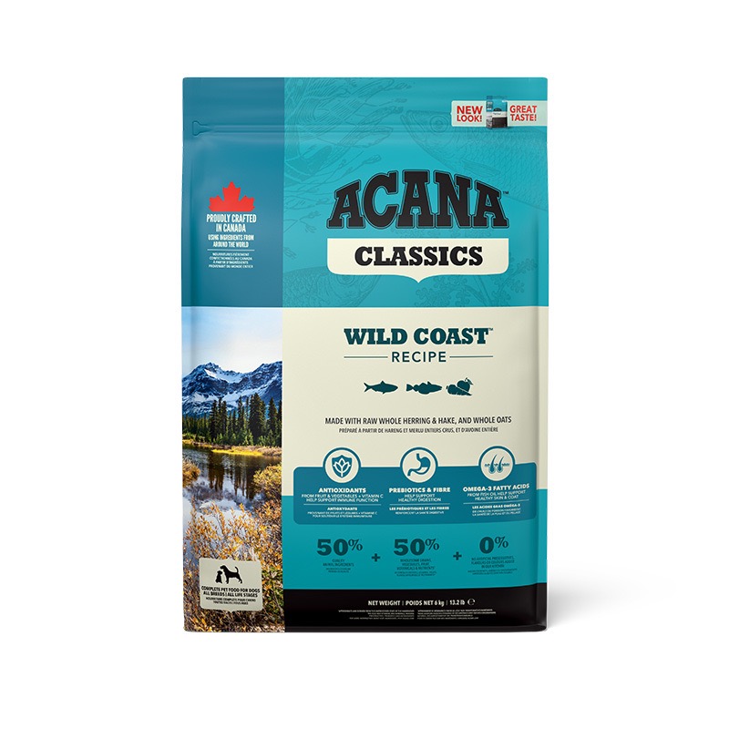 Acana Wild Coast сухой корм с рыбой для собак всех возрастов 6 кг - фото 2