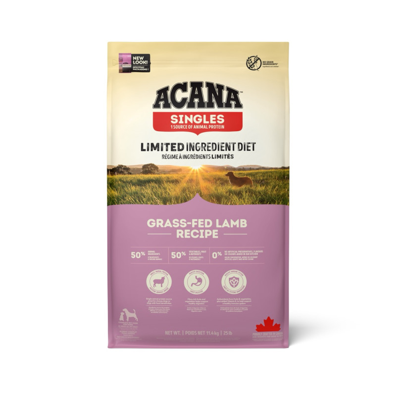 Acana Grass-Fed Lamb сухий корм гіпоалергенний для собак будь-якого віку 11.4 кг - фото 2