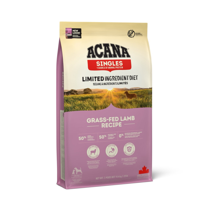 Acana Grass-Fed Lamb сухий корм гіпоалергенний для собак будь-якого віку 11.4 кг - фото 3