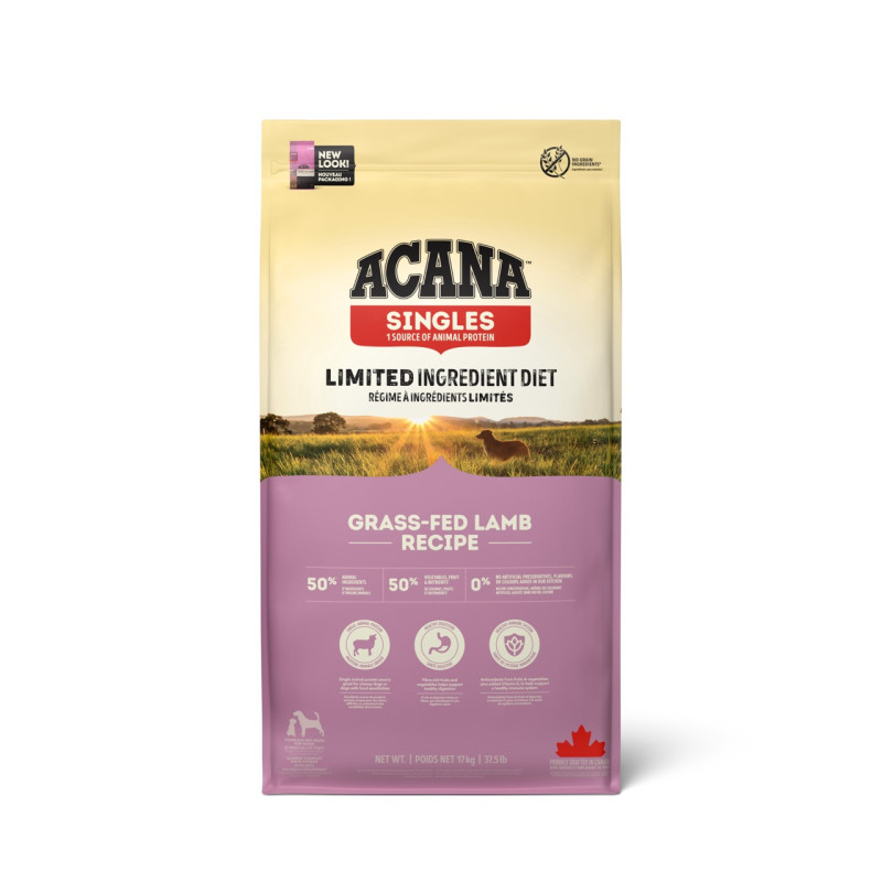 Acana Grass-Fed Lamb сухий корм гіпоалергенний для собак будь-якого віку 17 кг - фото 2
