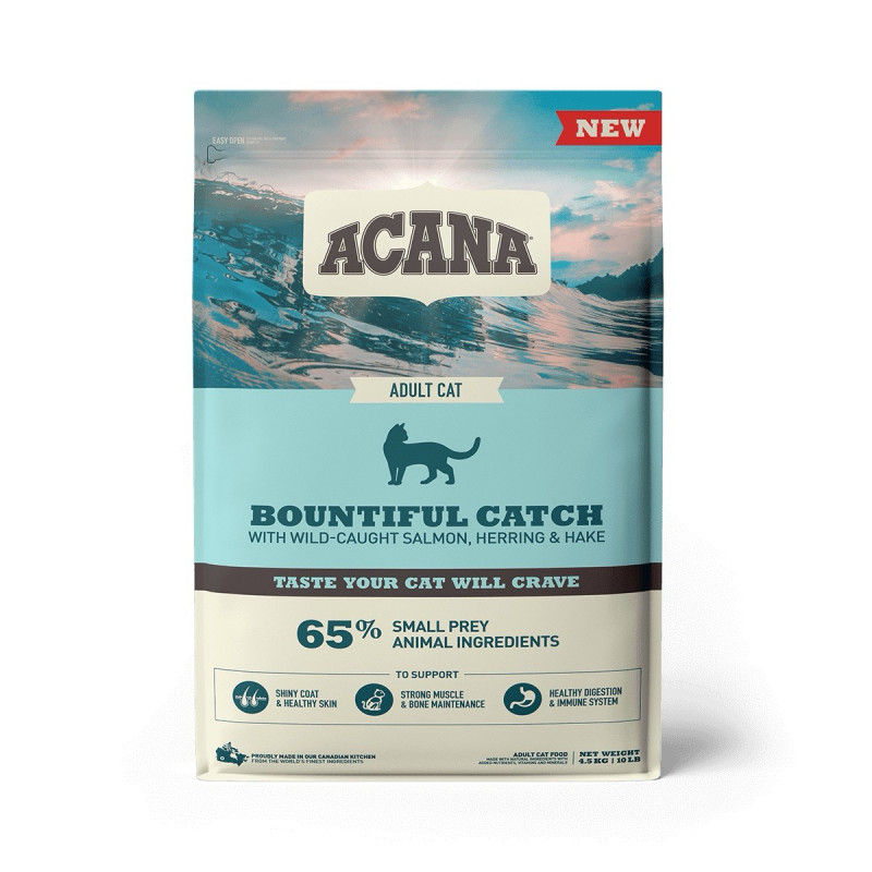 Acana Bountiful Catch Cat сухий корм з рибою для котів 4.5 кг - фото 2