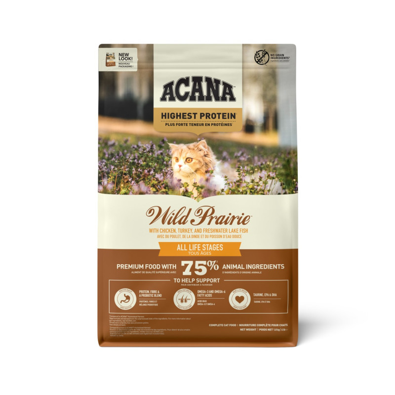 Acana Wild Prairie Cat сухий корм з птахом для котів будь-якого віку 1.8 кг - фото 2