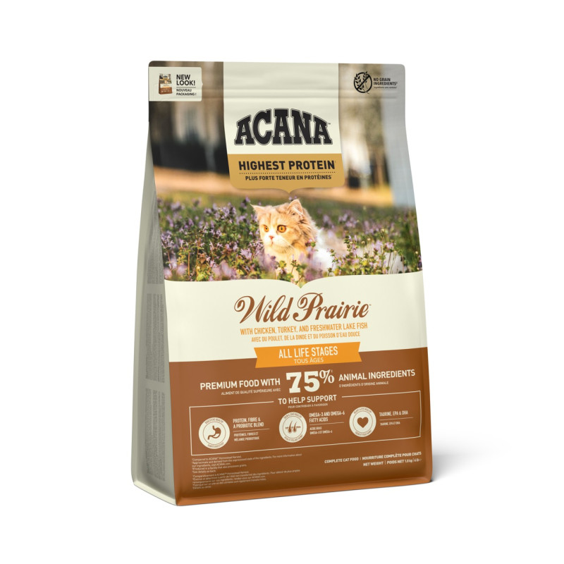 Acana Wild Prairie Cat сухий корм з птахом для котів будь-якого віку 1.8 кг - фото 3