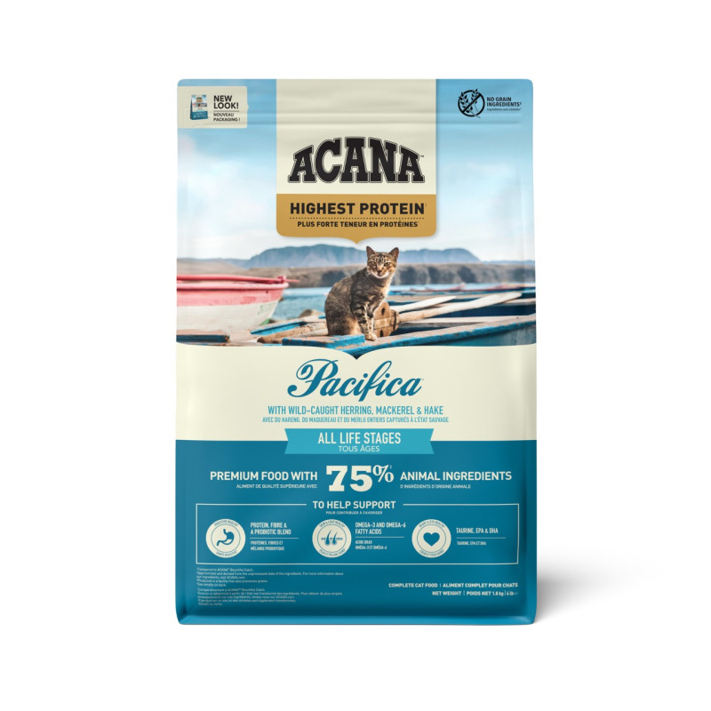 Acana Pacifica cat сухий корм з рибою для котів різного віку 1.8 кг - фото 2