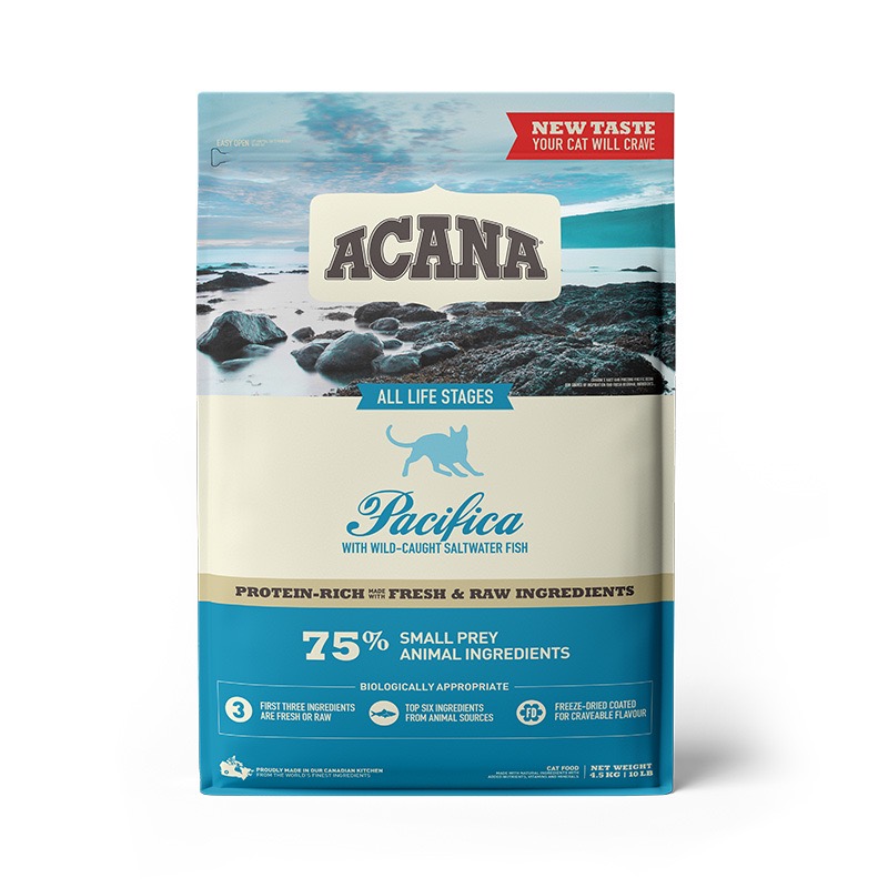 Acana Pacifica cat сухой корм с рыбой для котов всех возрастов 4.5 кг - фото 2