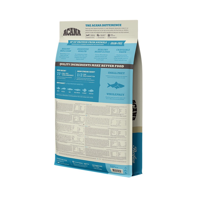 Acana Pacifica cat сухой корм с рыбой для котов всех возрастов 4.5 кг - фото 4