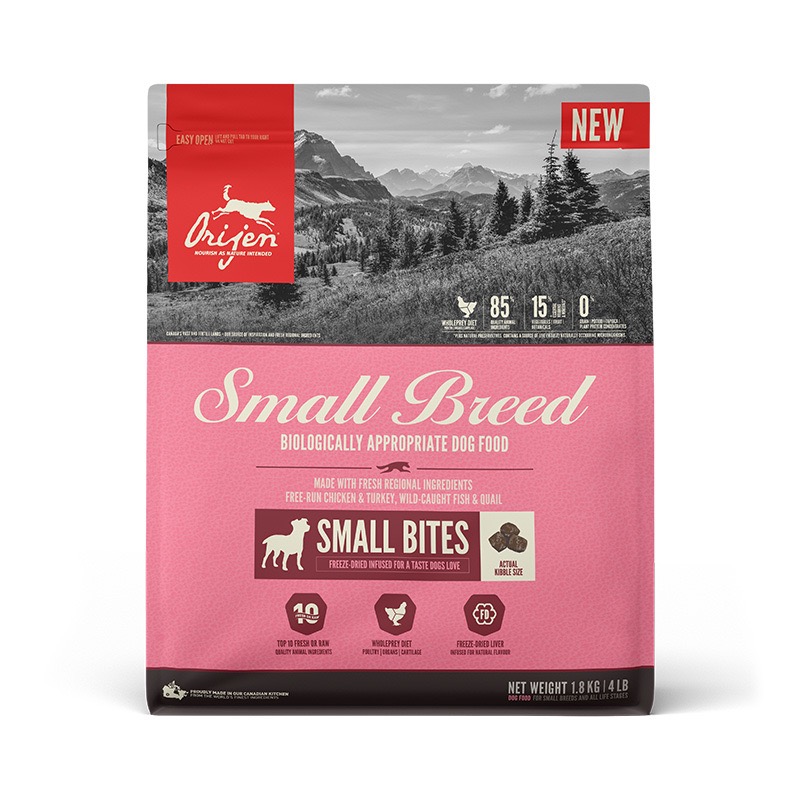 Orijen Small Breed сухой корм с мясом и рыбой для собак малых пород 1.8 кг - фото 2