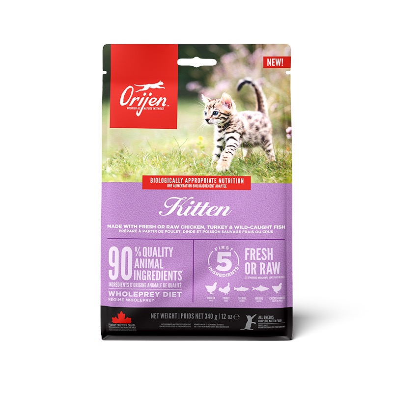 Orijen Kitten сухий корм з птицею та рибою для кошенят 340 гр - фото 2