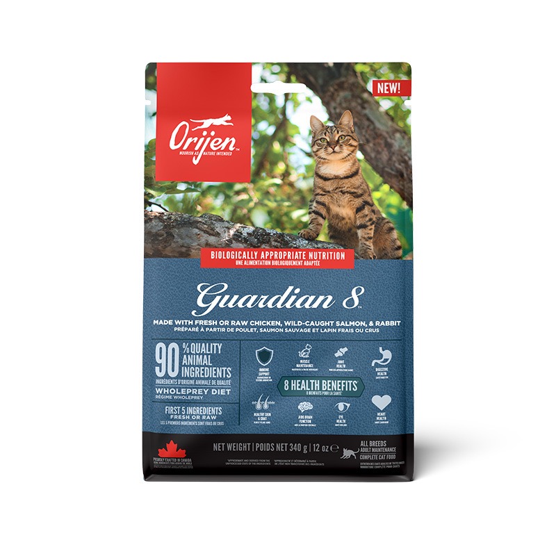 Orijen Cat Guardian 8 сухой корм с мясом, птицей и рыбой для котов всех возрастов 340 гр - фото 2