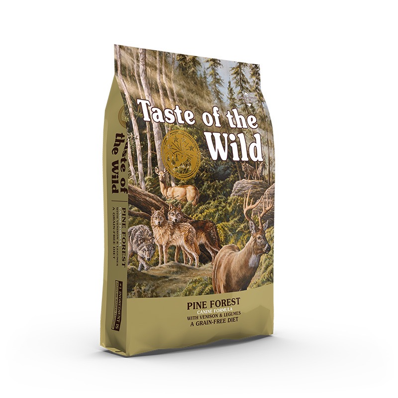 Taste of the Wild Pine Forest Canine Formula сухой корм с олениной и бобовыми для собак, 5.6 кг - фото 2