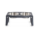 Dexas Adjustable Height Double Pet Feeder миска з нержавіючої сталі подвійна з регульованими ніжками, 2 шт х 960 мл, сіра - фото 1