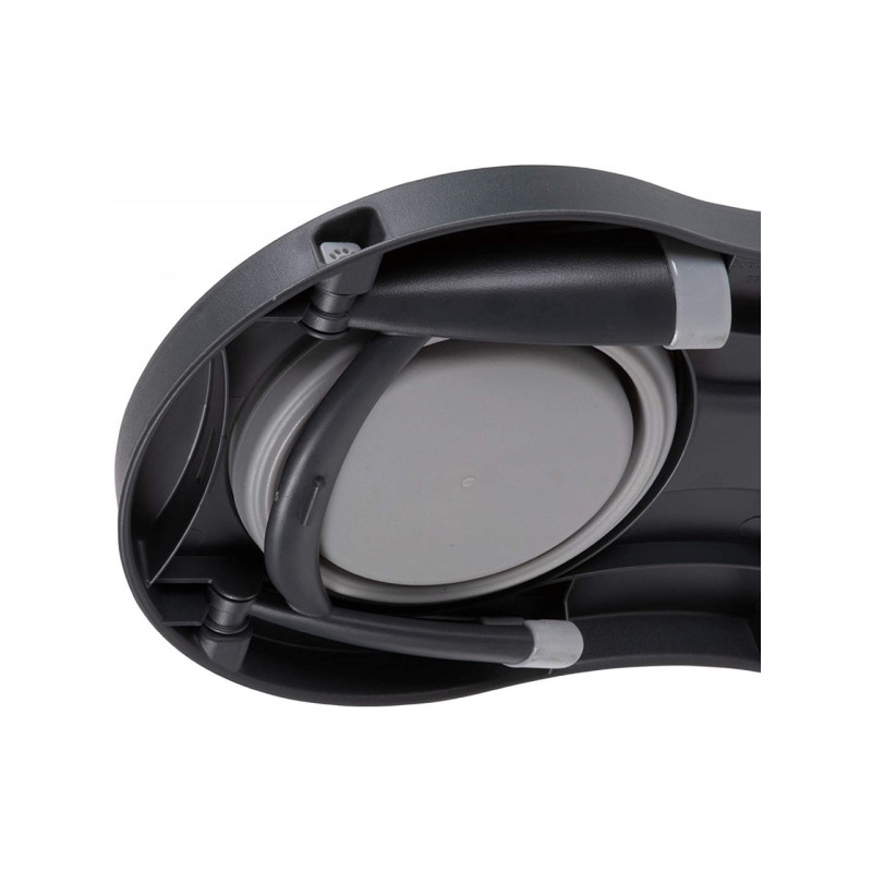 Dexas Double Elevated Feeder миска двойная на складной подставке, 2 шт х 600 мл, серая - фото 5