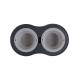 Dexas Double Elevated Feeder миска двойная на складной подставке, 2 шт х 600 мл, серая - фото 7
