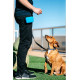Dexas Pooch Pouch контейнер для лакомств на пояс, голубой - фото 2
