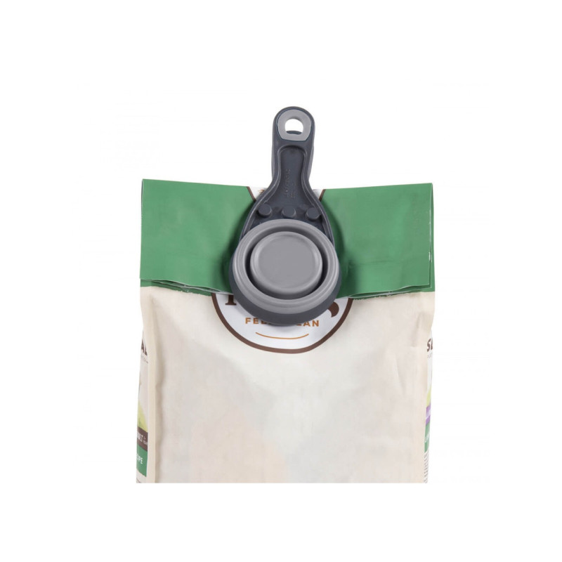 Dexas Collapsible KlipScoop мірний стакан для корму складаний на кліпсі, 120 мл, сірий - фото 2