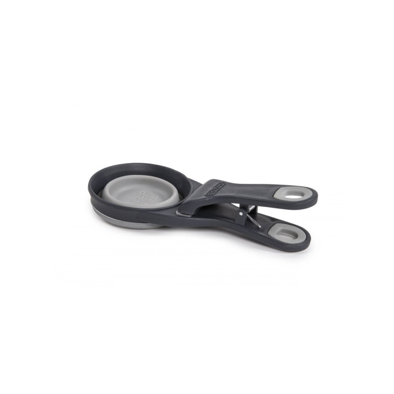 Dexas Collapsible KlipScoop мерный стакан для корма складной на клипсе, 240 мл, серый - фото 5