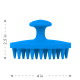 Dexas Brushbuster щетка для купания собак и котов, 10 см, голубая - фото 4