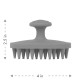 Dexas Brushbuster щетка для купания собак и котов, 10 см, серая - фото 4