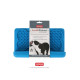 Dexas Snack Distract - Silicone Licking Mat килимок силіконовий для ласощів і лизання горизонтальний, блакитний - фото 4