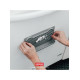 Dexas Snack Distract - Silicone Licking Mat килимок силіконовий для ласощів і лизання горизонтальний, сірий - фото 3