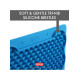 Dexas Snack Distract - Silicone Licking Mat силиконовый коврик для лакомства и лизания вертикальный, голубой - фото 3