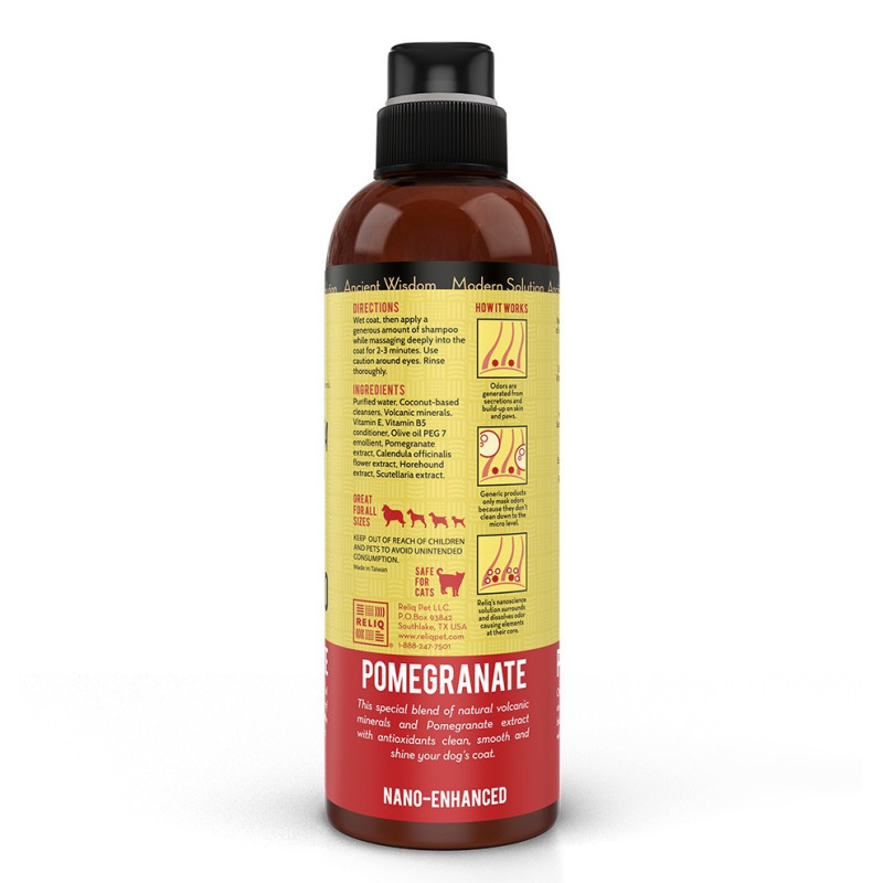 Reliq Mineral Spa Pomegranate шампунь з екстрактом граната для котів та собак, 500 мл - фото 2