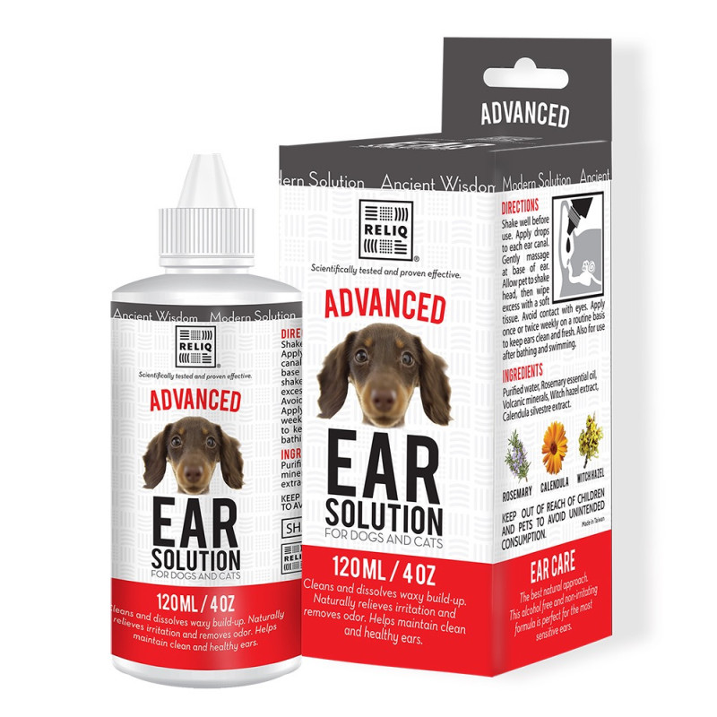 Reliq Ear Solution лосьйон для догляду за вухами собак, 120 мл - фото 4