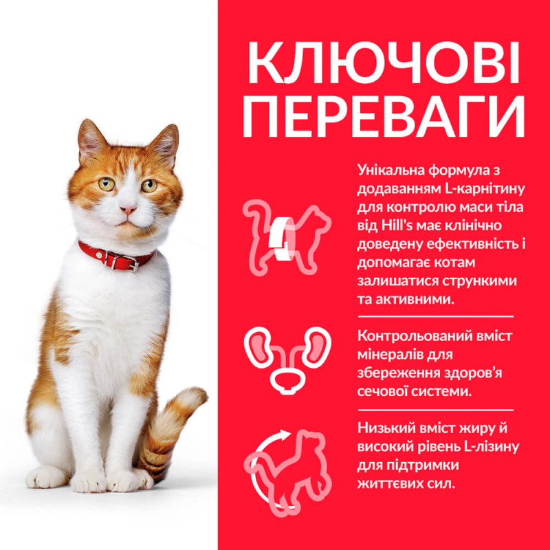 Hill's SP Feline Adult Sterilised Chicken сухий корм з куркою для стерилізованих котів 15 кг - фото 2