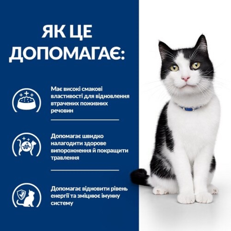 Hill's PD Feline I/D Salmon Pouches влажный корм с лососем для котов с заболеваниями ЖКТ 85 гр - фото 4