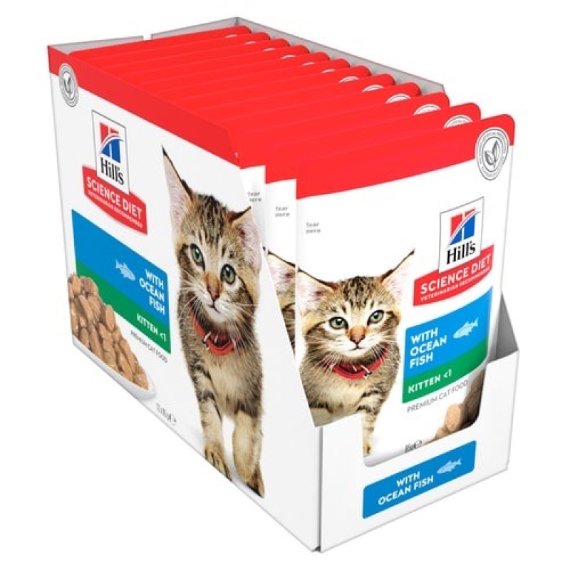 Hill's SP Kitten Ocean Fish влажный корм для котят с рыбой, 85 гр - фото 3