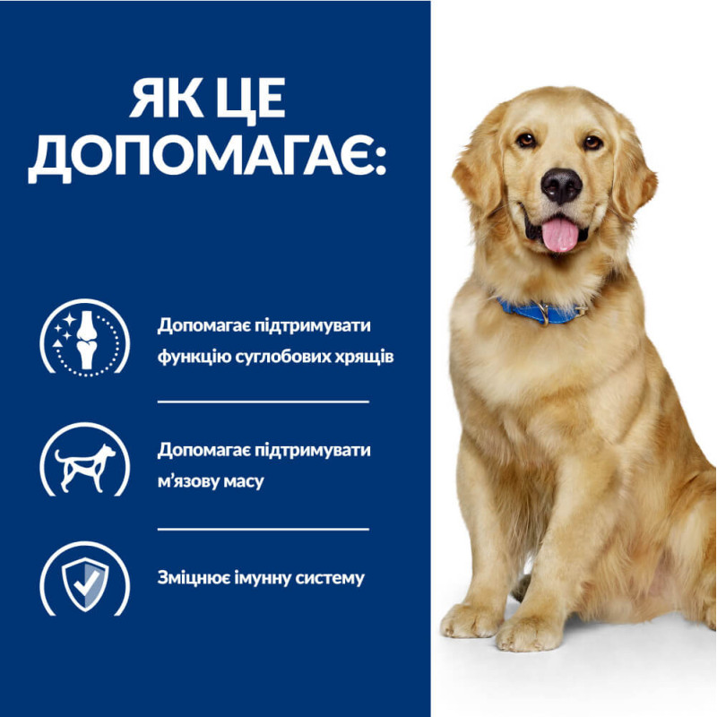 Hill's PD Canine J/D сухой корм для собак с заболеваниями суставов и связок 12 кг - фото 2