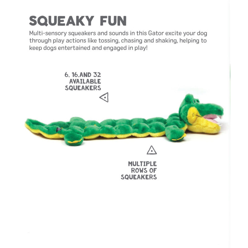 Outward Hound Squeaker Matz Gator игрушка для собак, 76 см - фото 10