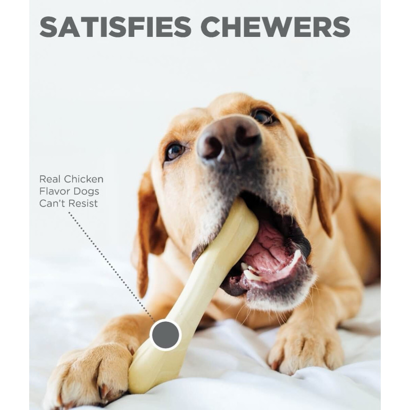 OutwardHound Petstages Chick A Bone іграшка для собак, 17 см - фото 4